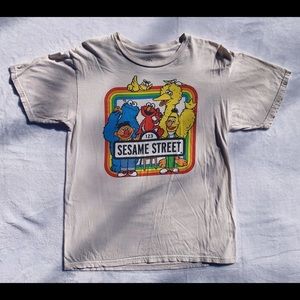 Sesame Street Vintage Retro T-Shirt Top Unisex
